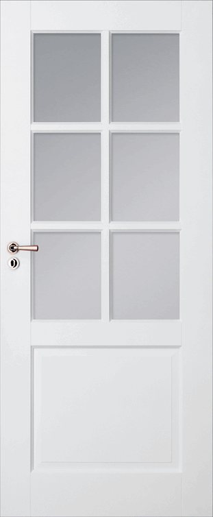 Skantrae Binnendeuren SKS 1220, Facet blank glas product afbeelding